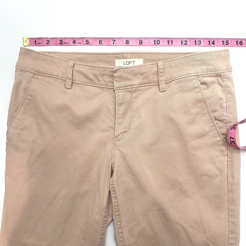 Loft Women's Light Pink Chinos Pants Size 4 - Picture 6 of 7